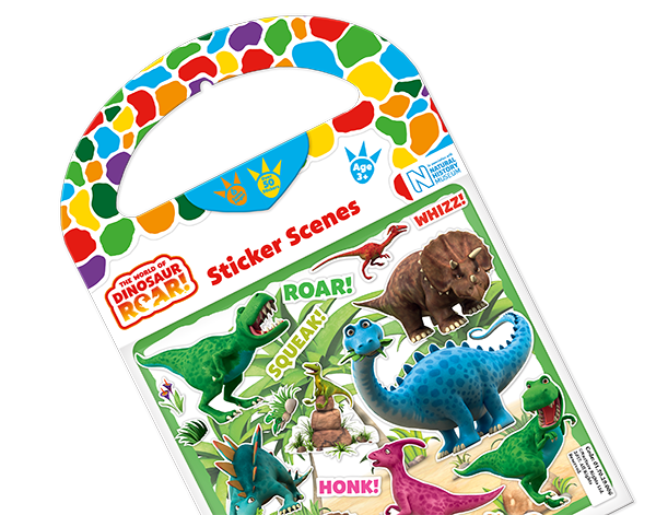 Dinosaur Roar Stickers