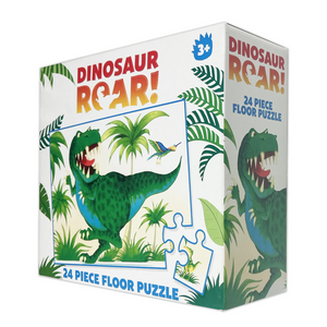 Dinosaur Roar Jumbo Floor Puzzle - A Giant Adventure in 24 Pieces