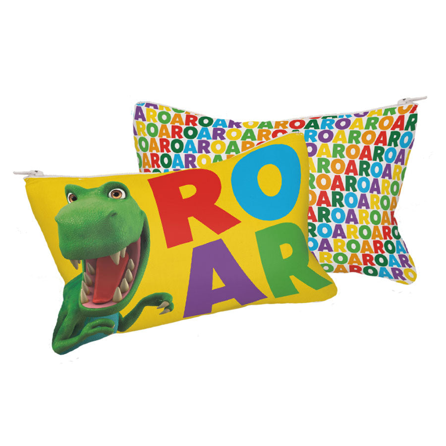 Dinosaur Roar Letters Fabric Pencil Case