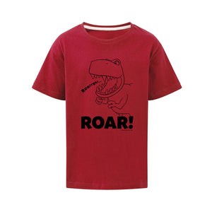 Dinosaur Roar Lineart Kids T-Shirt