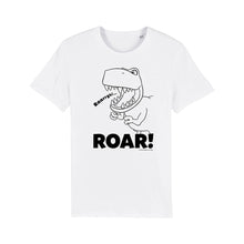 Load image into Gallery viewer, Dinosaur Roar Lineart Kids T-Shirt
