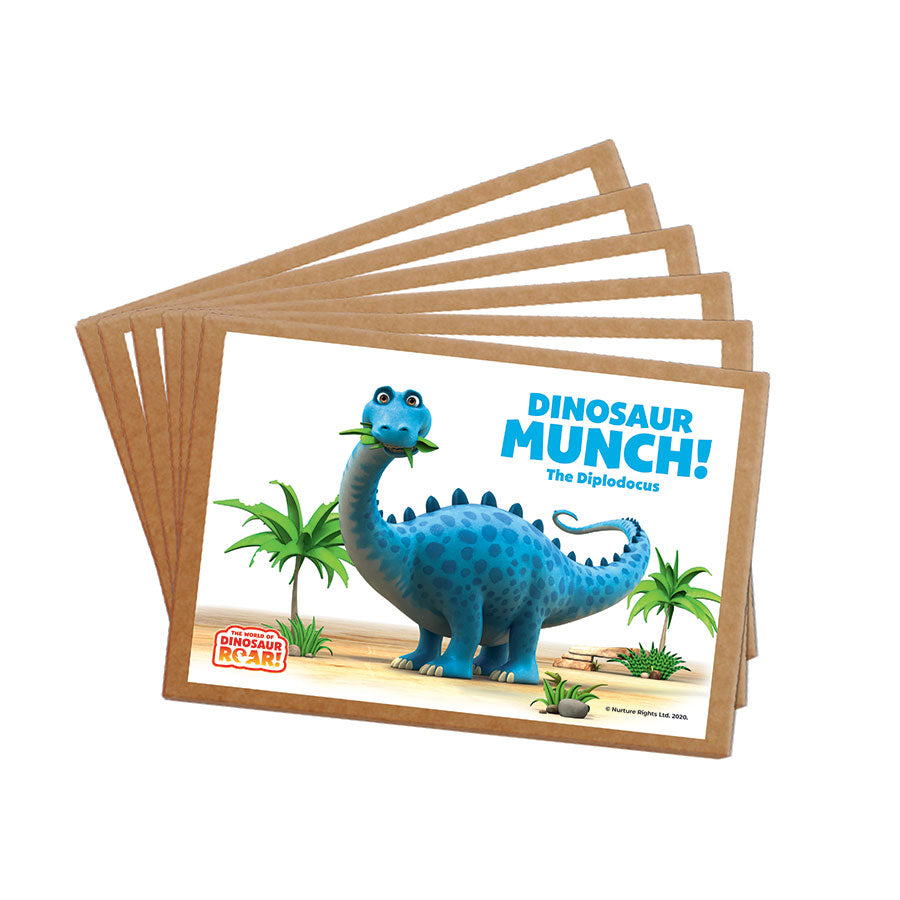 Dinosaur Munch The Diplodocus Postcard Pack