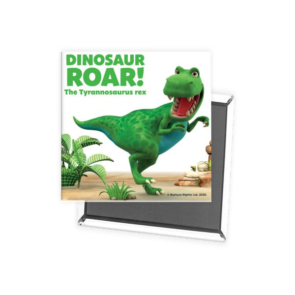 Dinosaur Roar The Tyrannosaurus rex Square Magnet