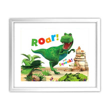 Load image into Gallery viewer, Dinosaur Roar Scenes Art Print
