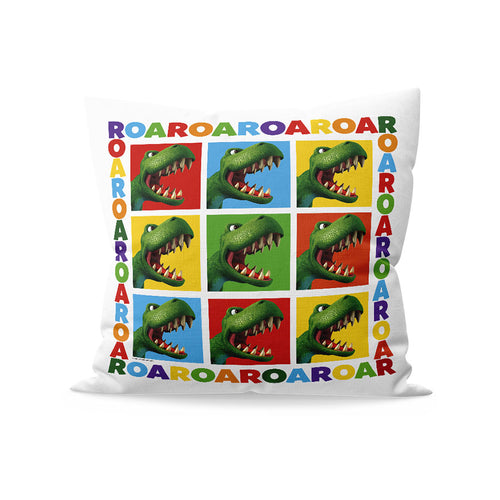Dinosaur Roar Squares Cushion