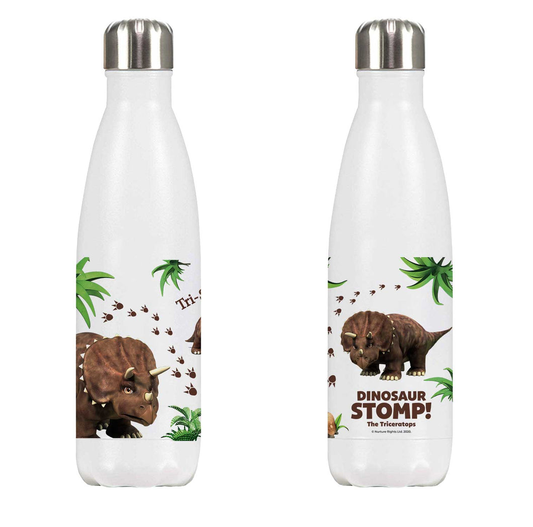 Dinosaur Stomp The Triceratops Premium Water Bottle