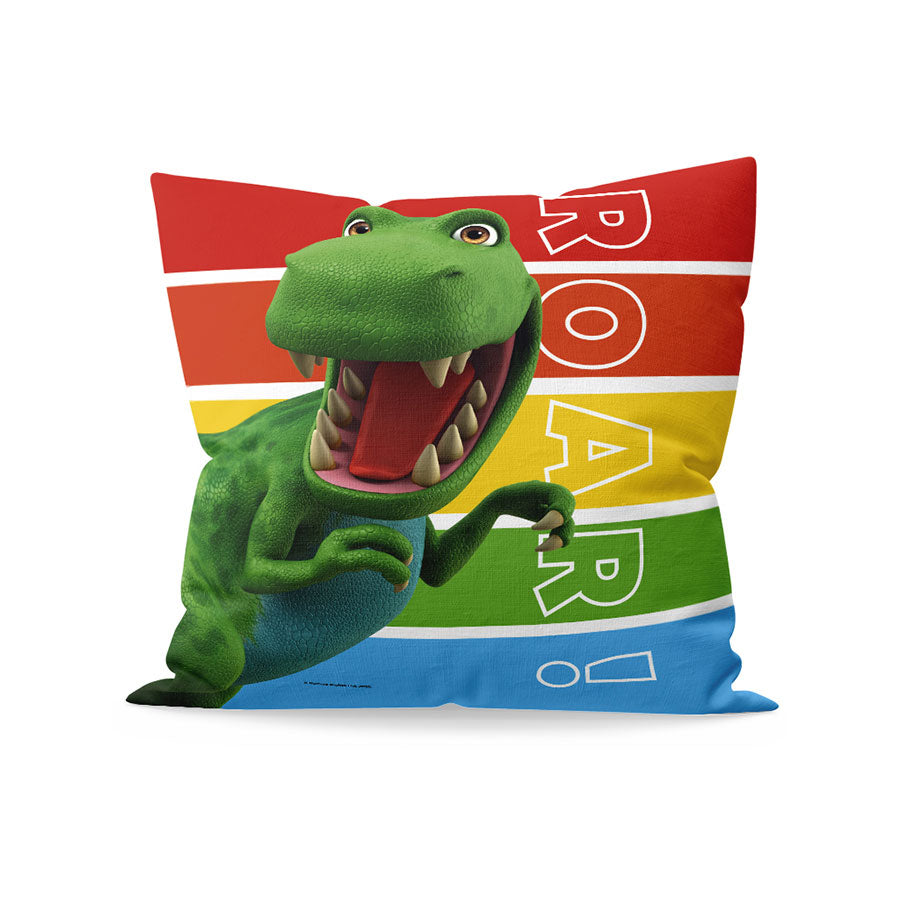 Dinosaur Roar Stripes Cushion